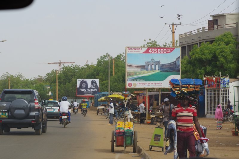Strassenszene in Niamey, der Hauptstadt des Niger