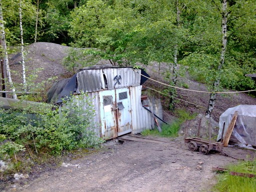 Mundloch der Grube Goebel-Werk