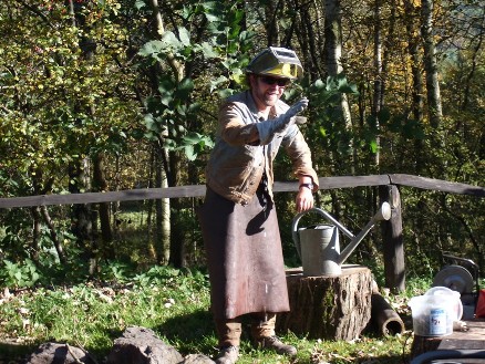 brennender Handschuh gelöscht