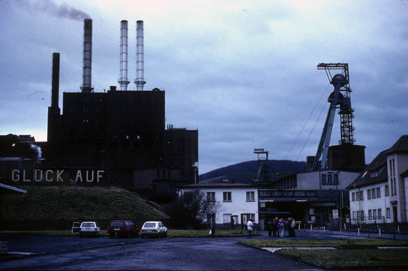 Kaliwerk Merkers im Januar 1991