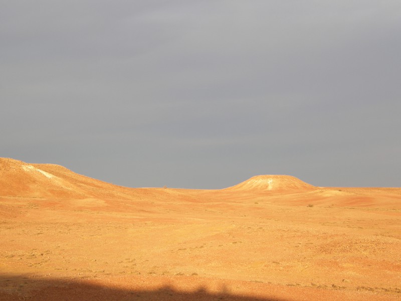 Abendstimmung auf dem Weg von Olympic Dam nach Marree.