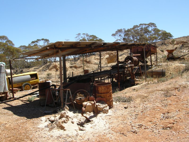 Die Aufbereitung der Mt Grainger Mine.