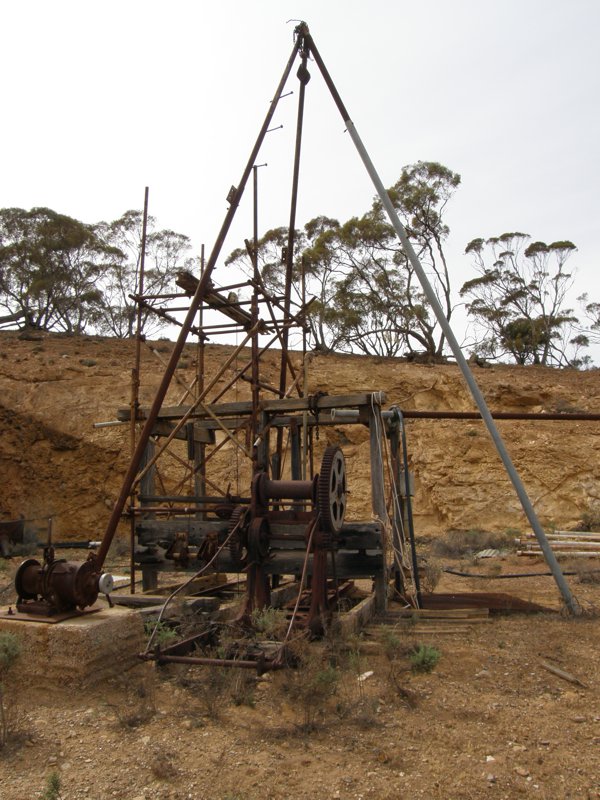 Die Foerderanlage der Mt Grainger Mine.