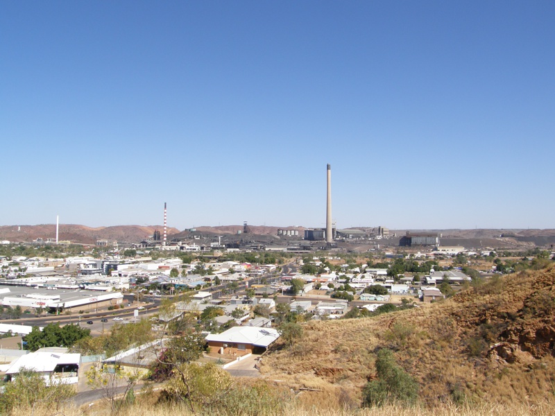 Panorama von Mt Isa am Tag