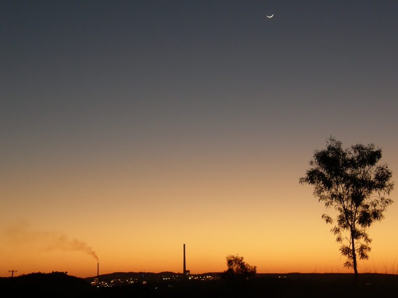Ankunft in Mt Isa am Abend